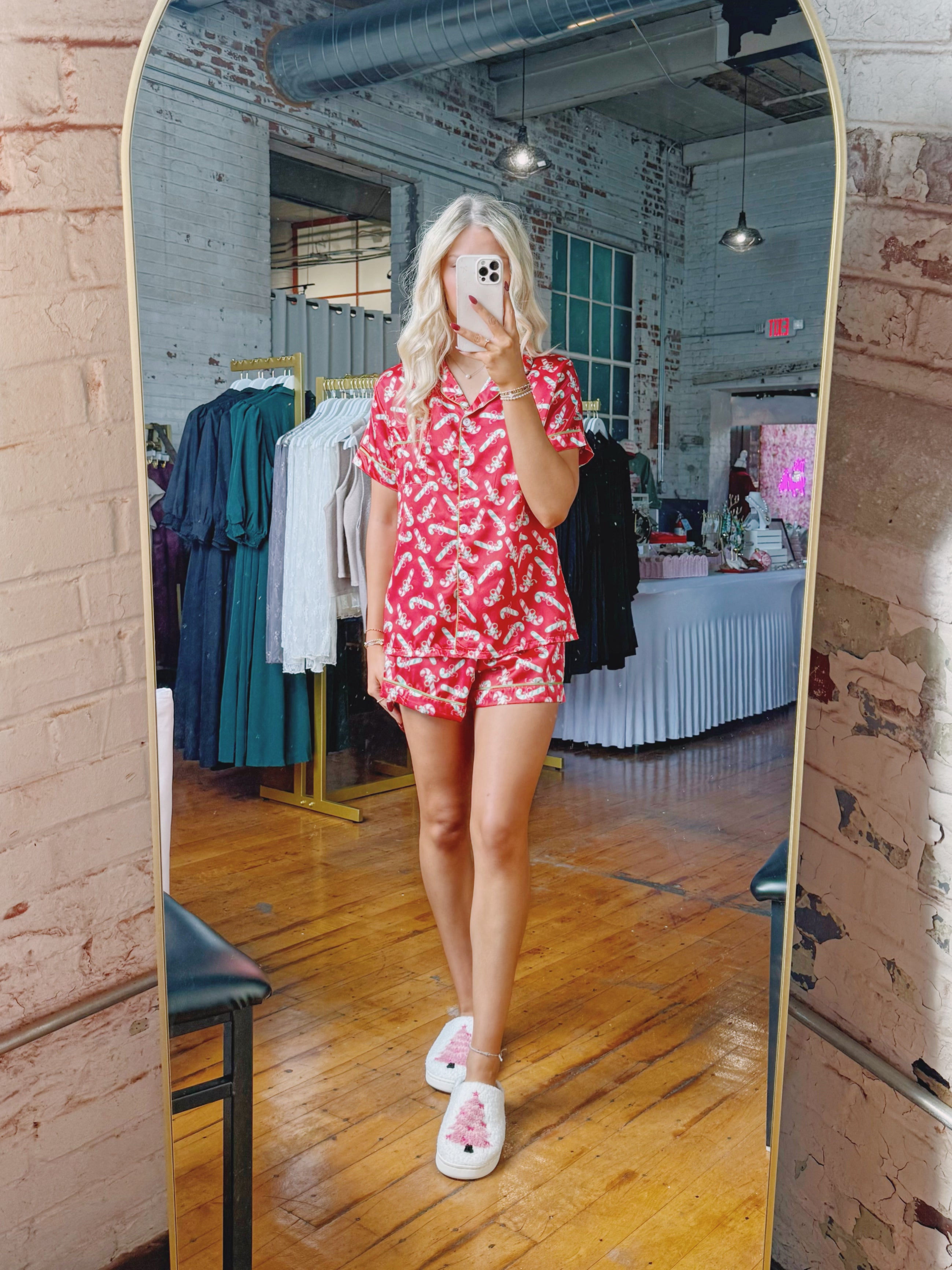 Christmas Pajama Set - Red