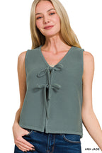 Caelie Tie Sweater Vest