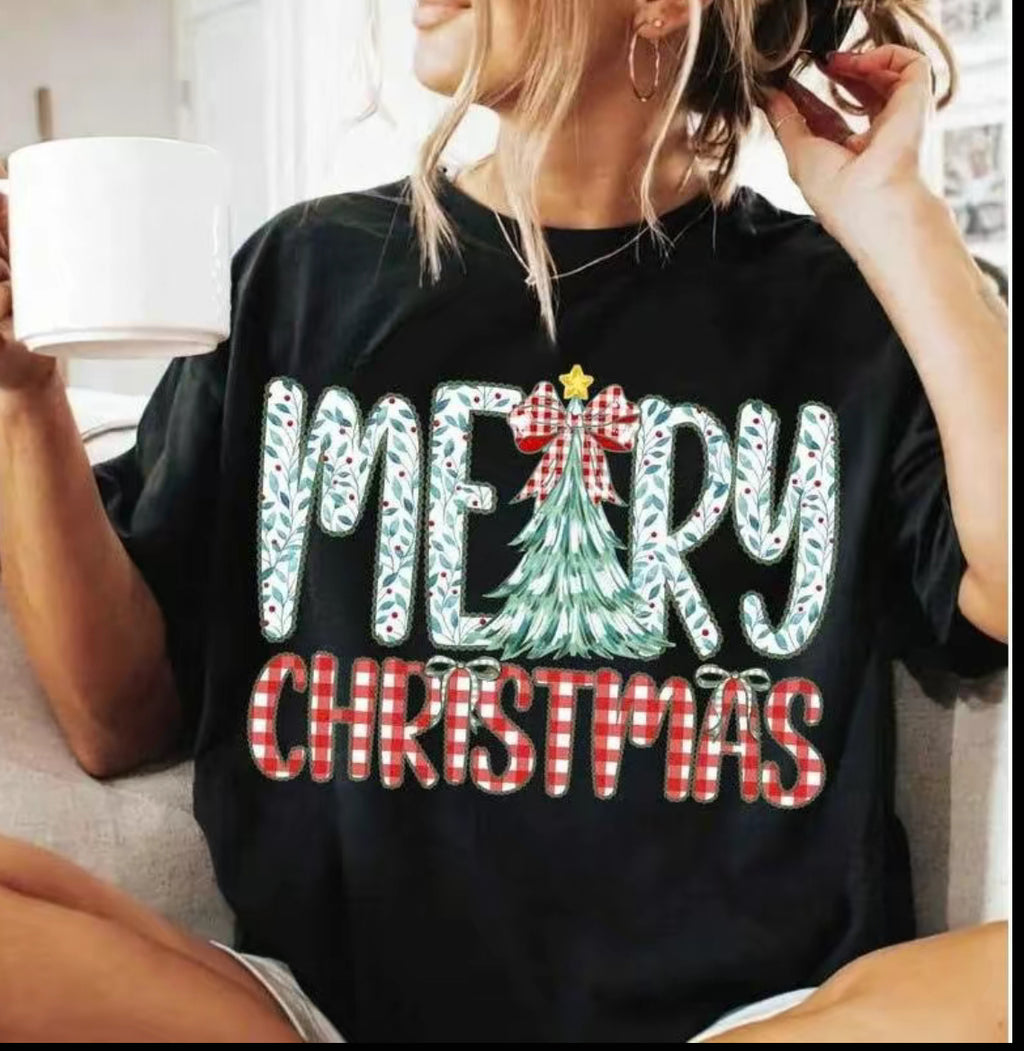 Merry Christmas Floral Sweatshirt