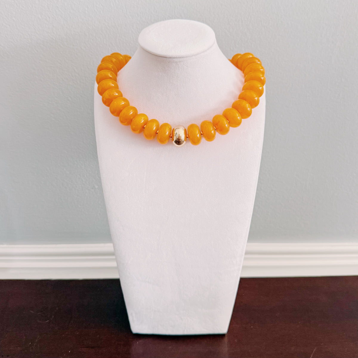San Sebastian Beaded Resin Necklace