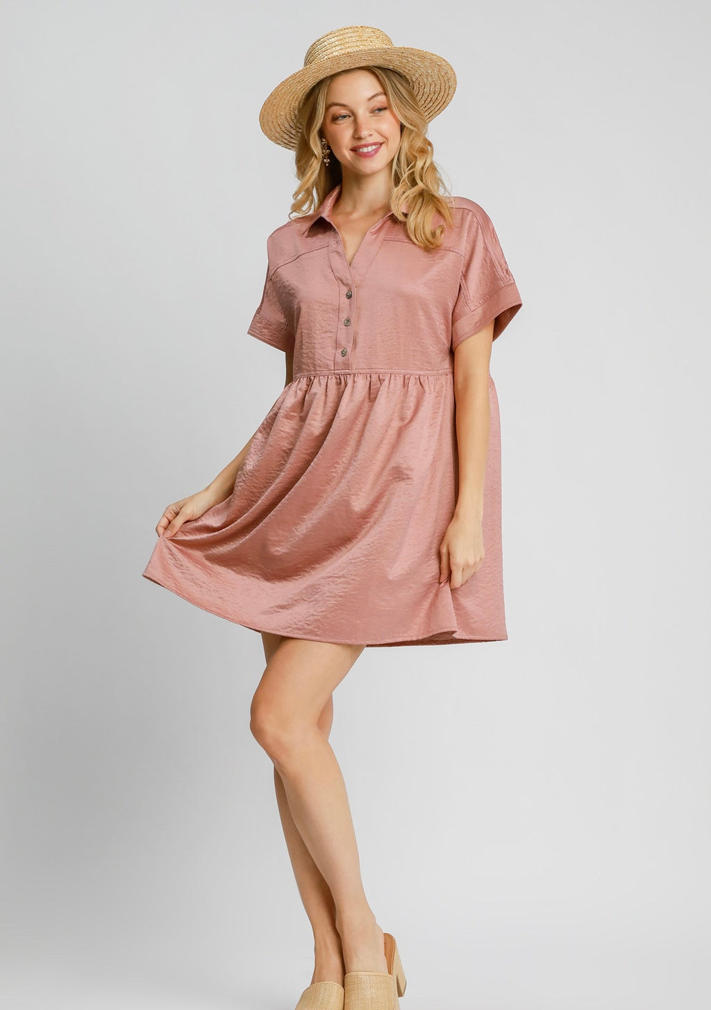 Sutton Washed Satin Dress