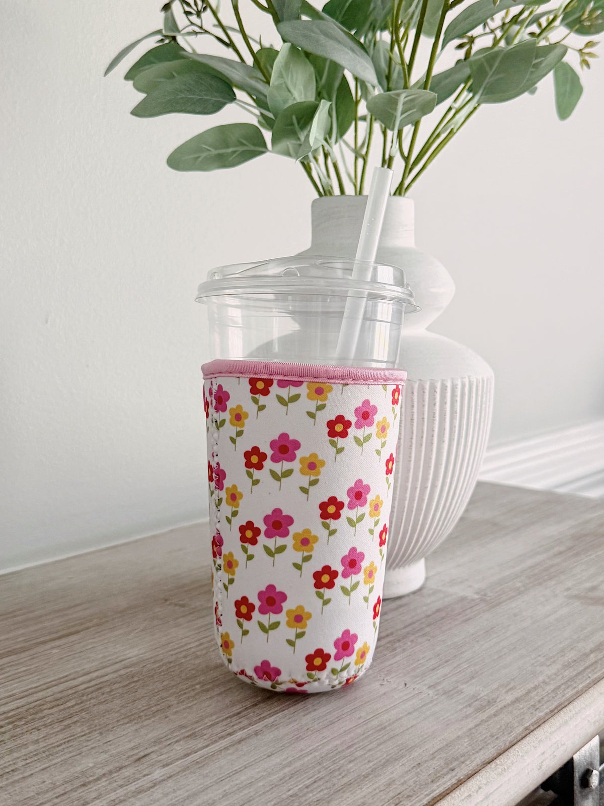 Coffee Cup Cover - Mod Floral