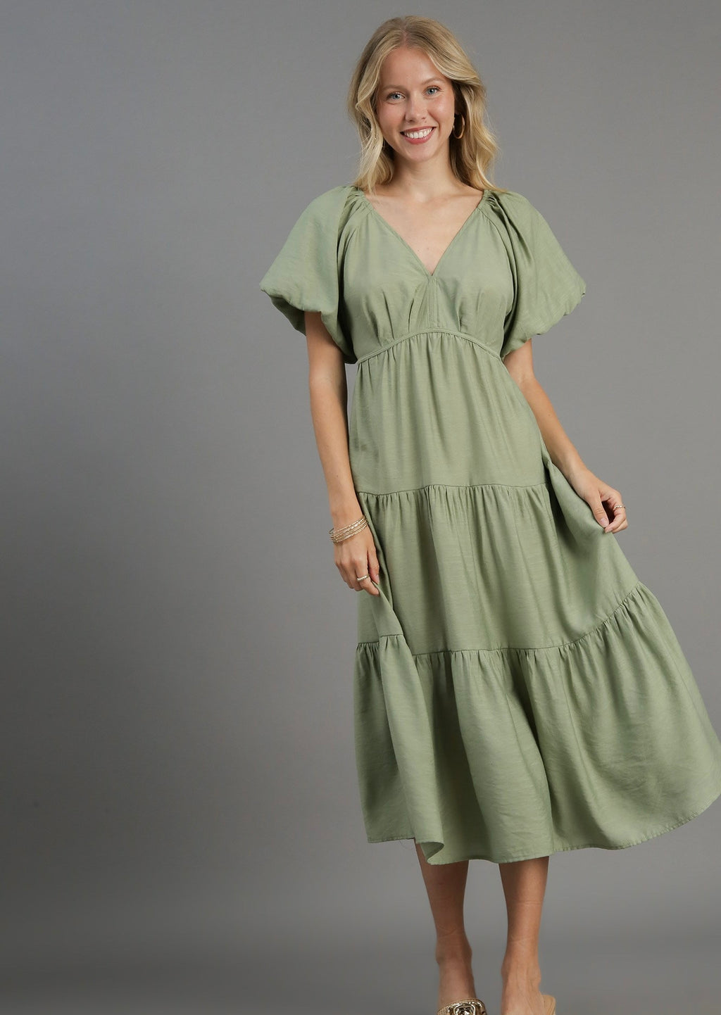 Emilia Smocking Puff Dress