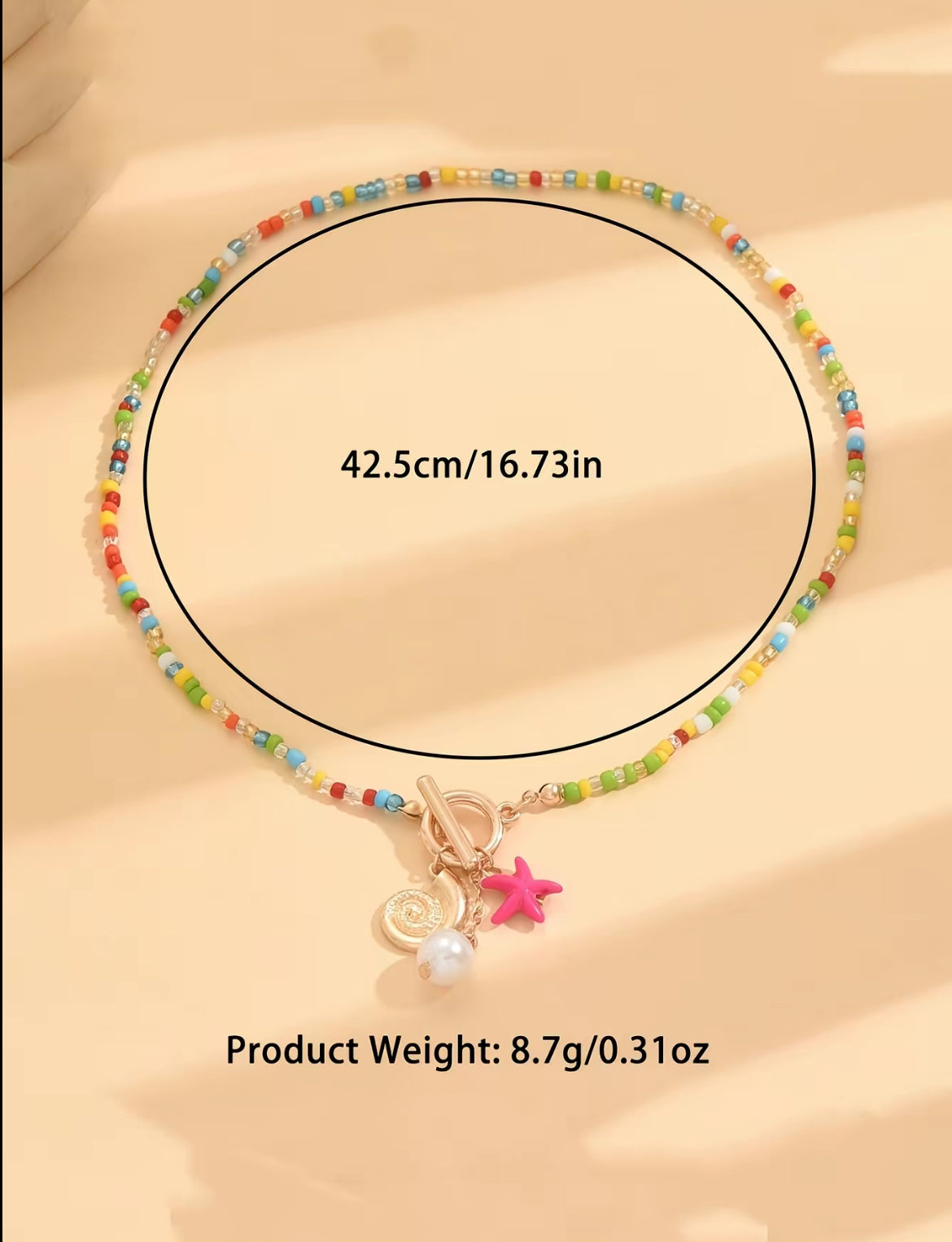 Beaded Starfish Necklace
