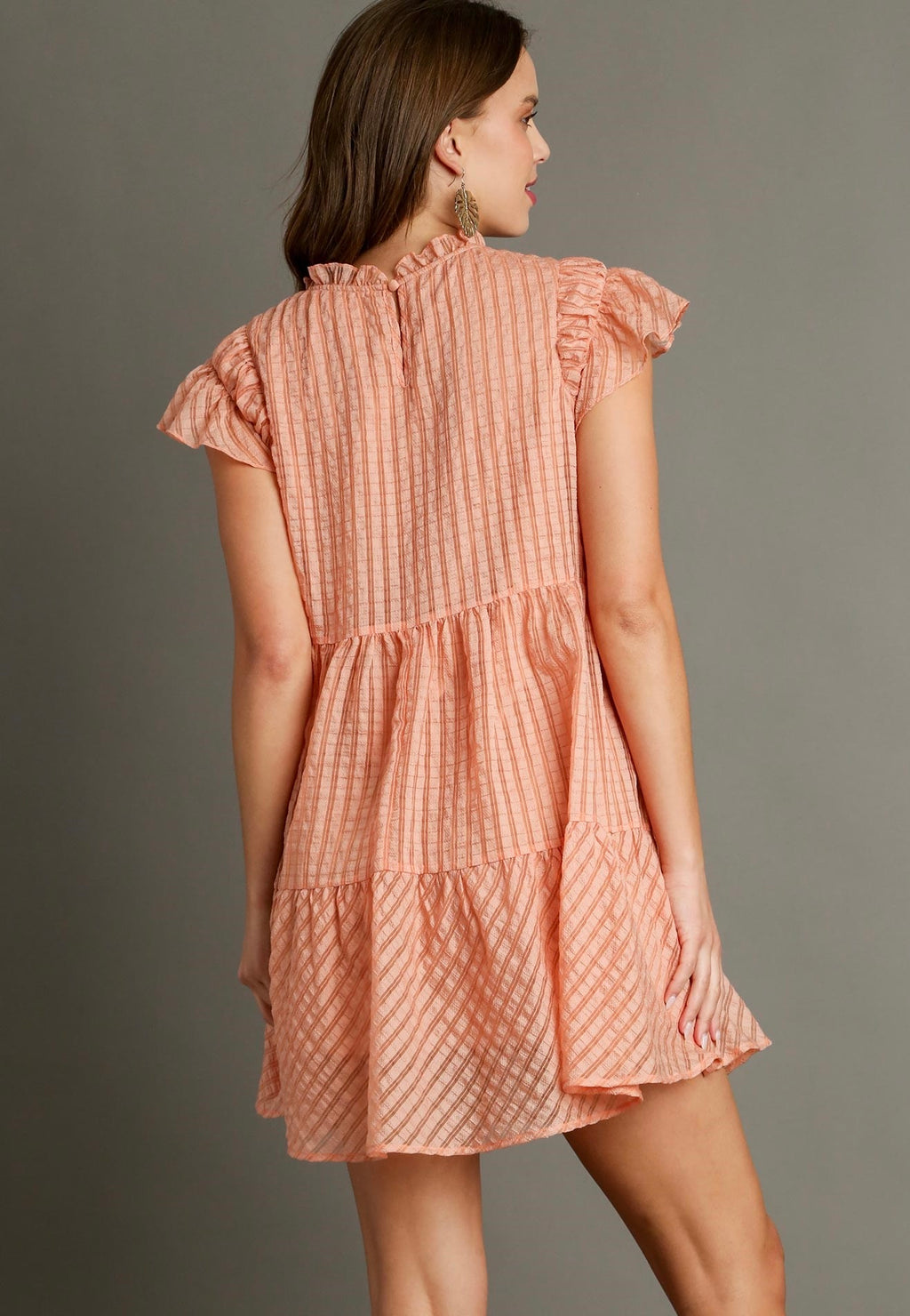 Reagan Textured Neck Dress