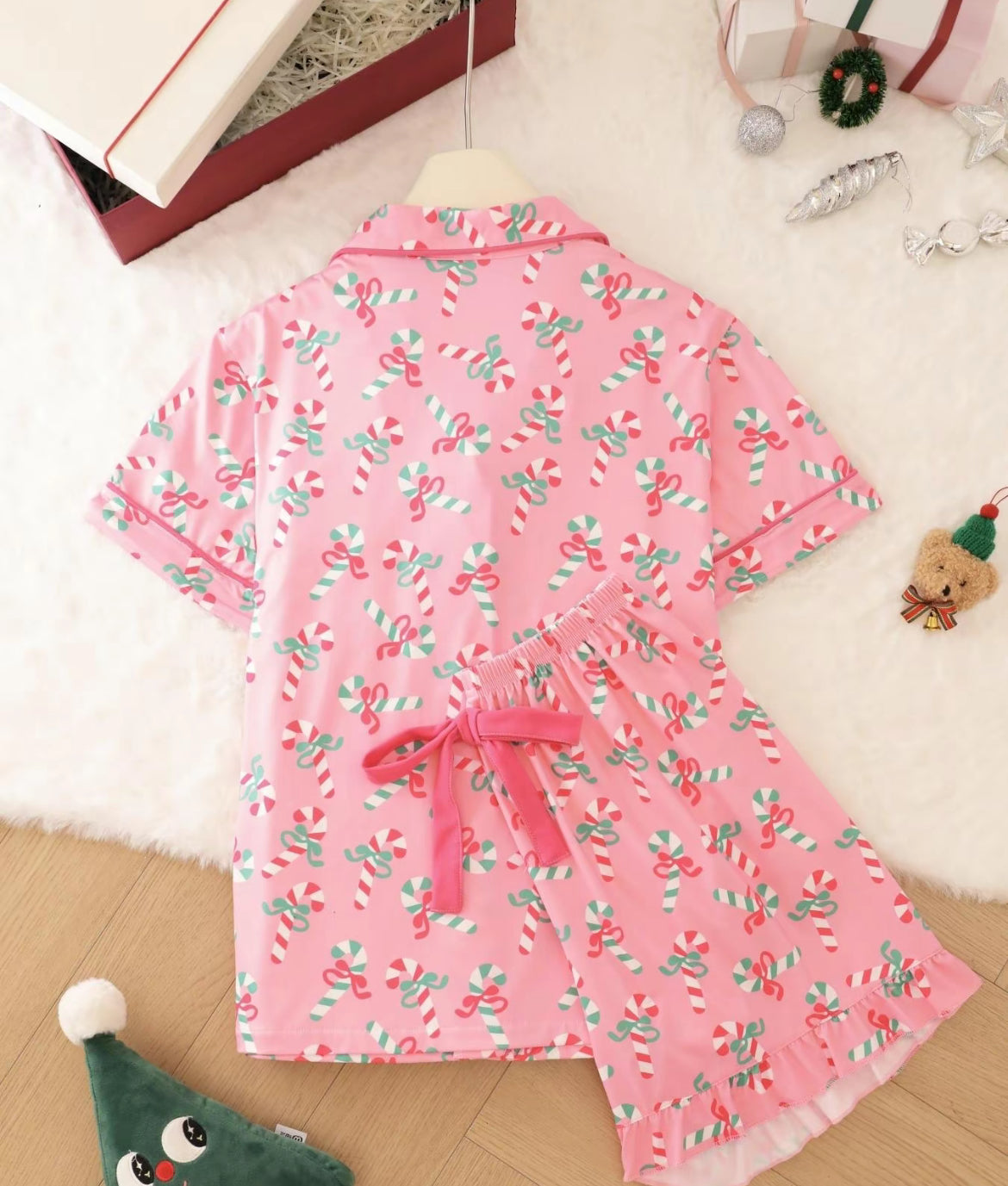 Christmas Pajama Set - Pink