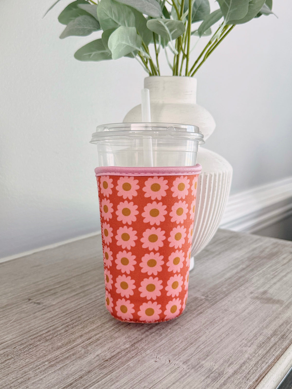 Coffee Cup Cover - Boho Florals