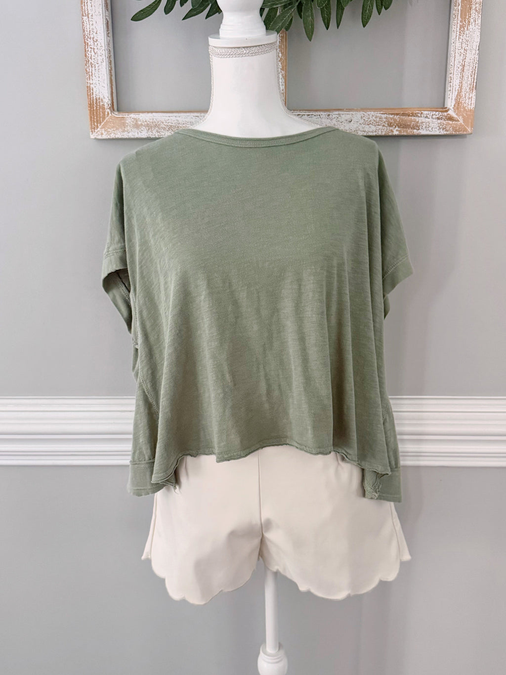 Lucy Washed Open Back Top