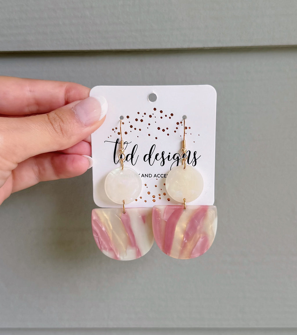 Pinkilicious Acrylics Earrings