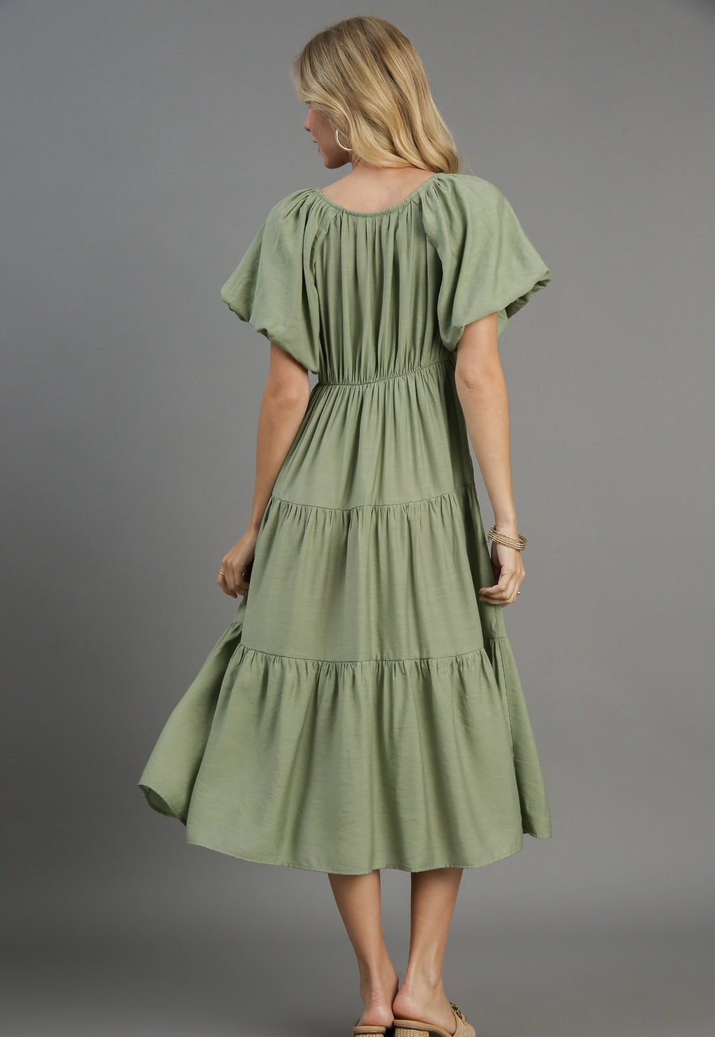 Emilia Smocking Puff Dress