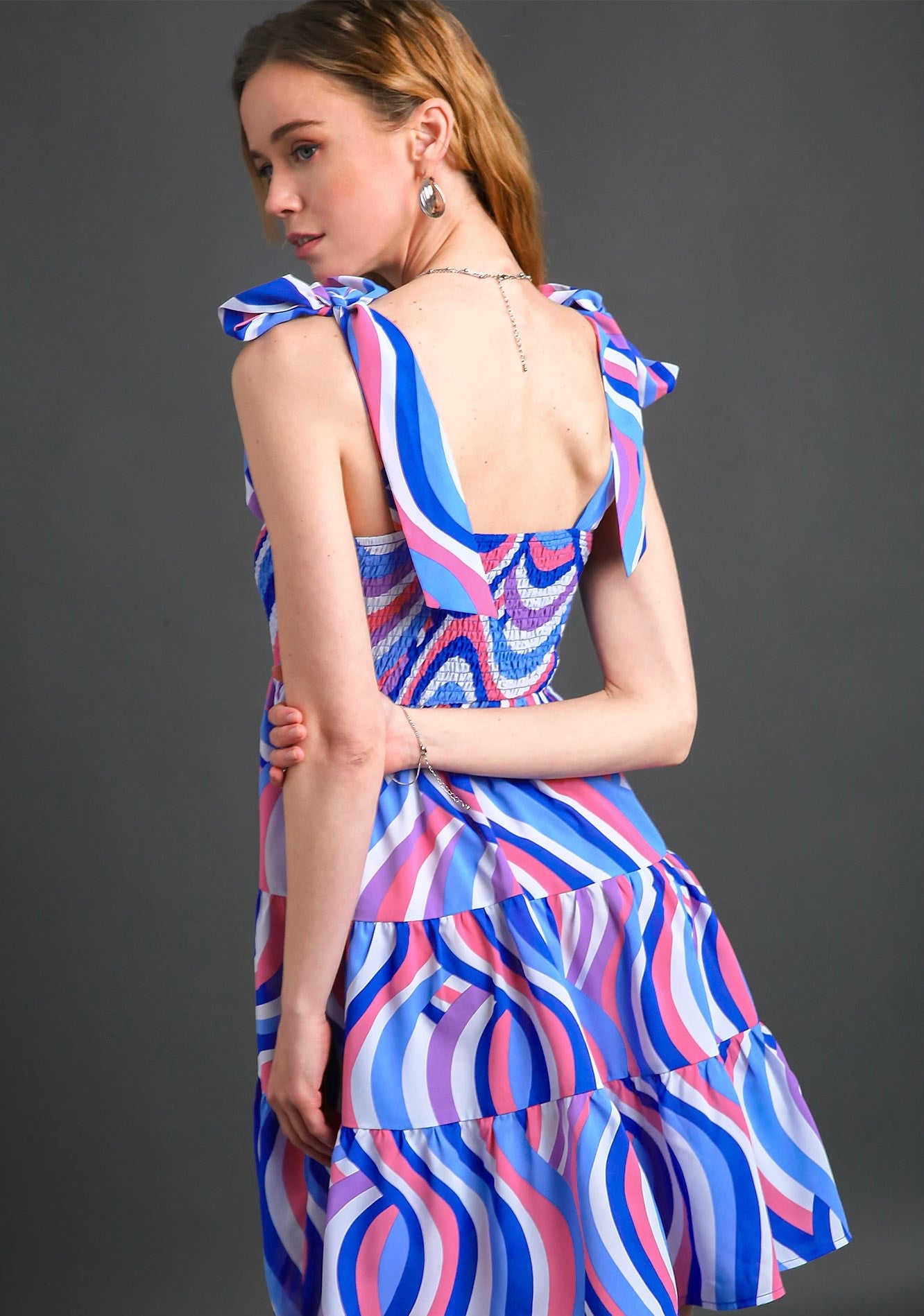 Jane Swirl Print Dress