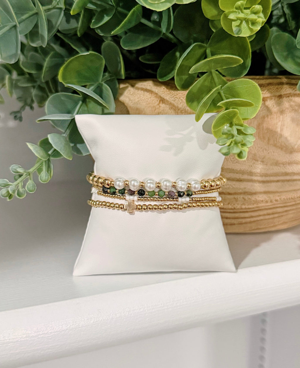 MULTI BALL PEARL BRACELET