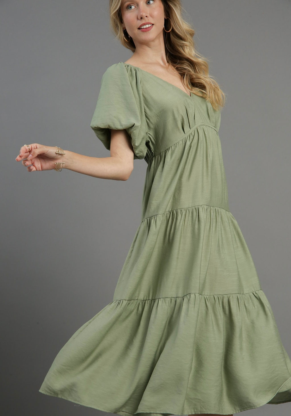 Emilia Smocking Puff Dress