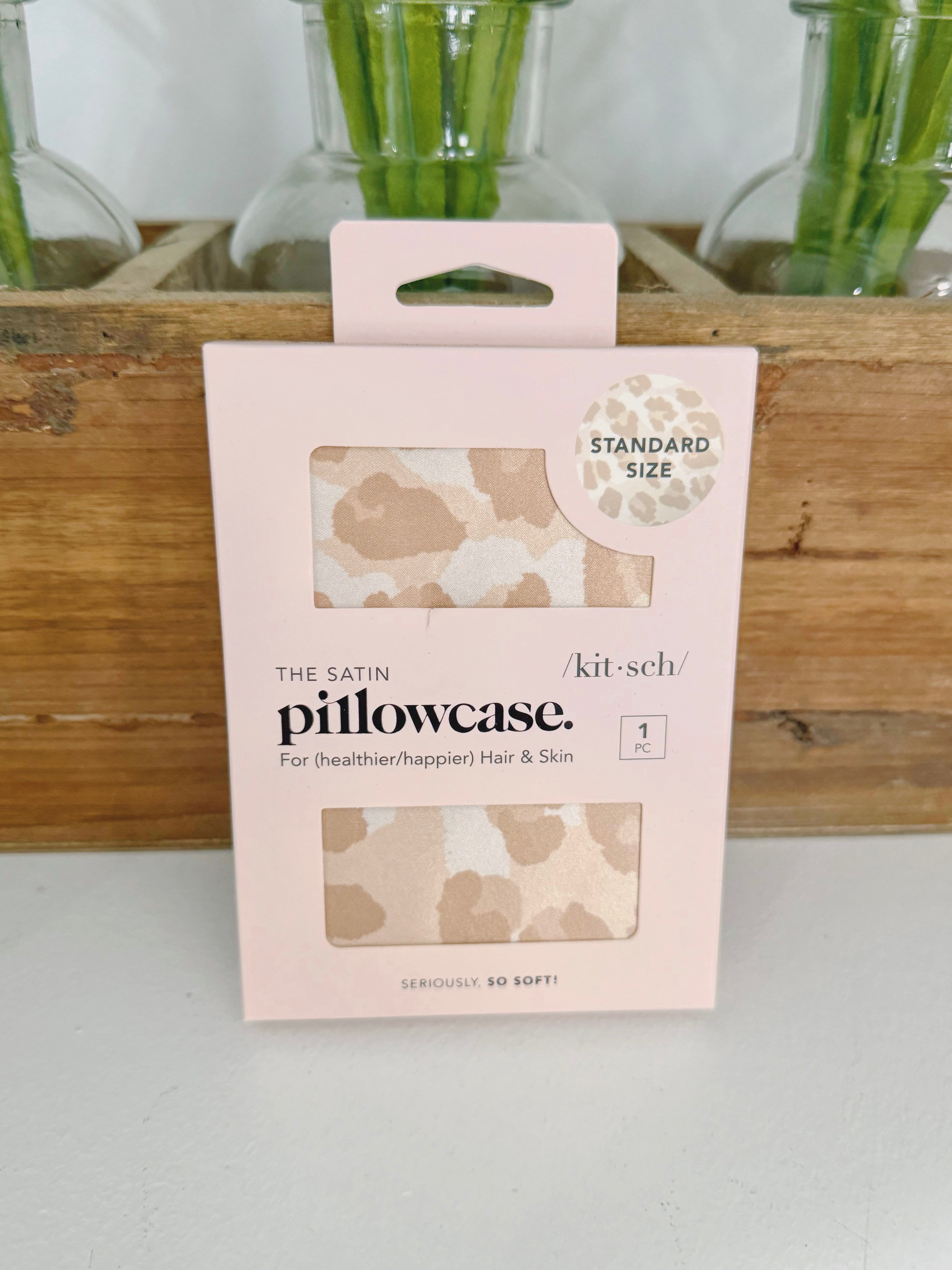 Satin Pillowcase Standard - Leopard