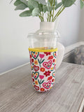 Coffee Cup Cover - Floral Love