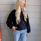 Quilted Zip-Up Hoodie Jacket