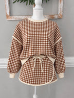 Gingham Skort Set