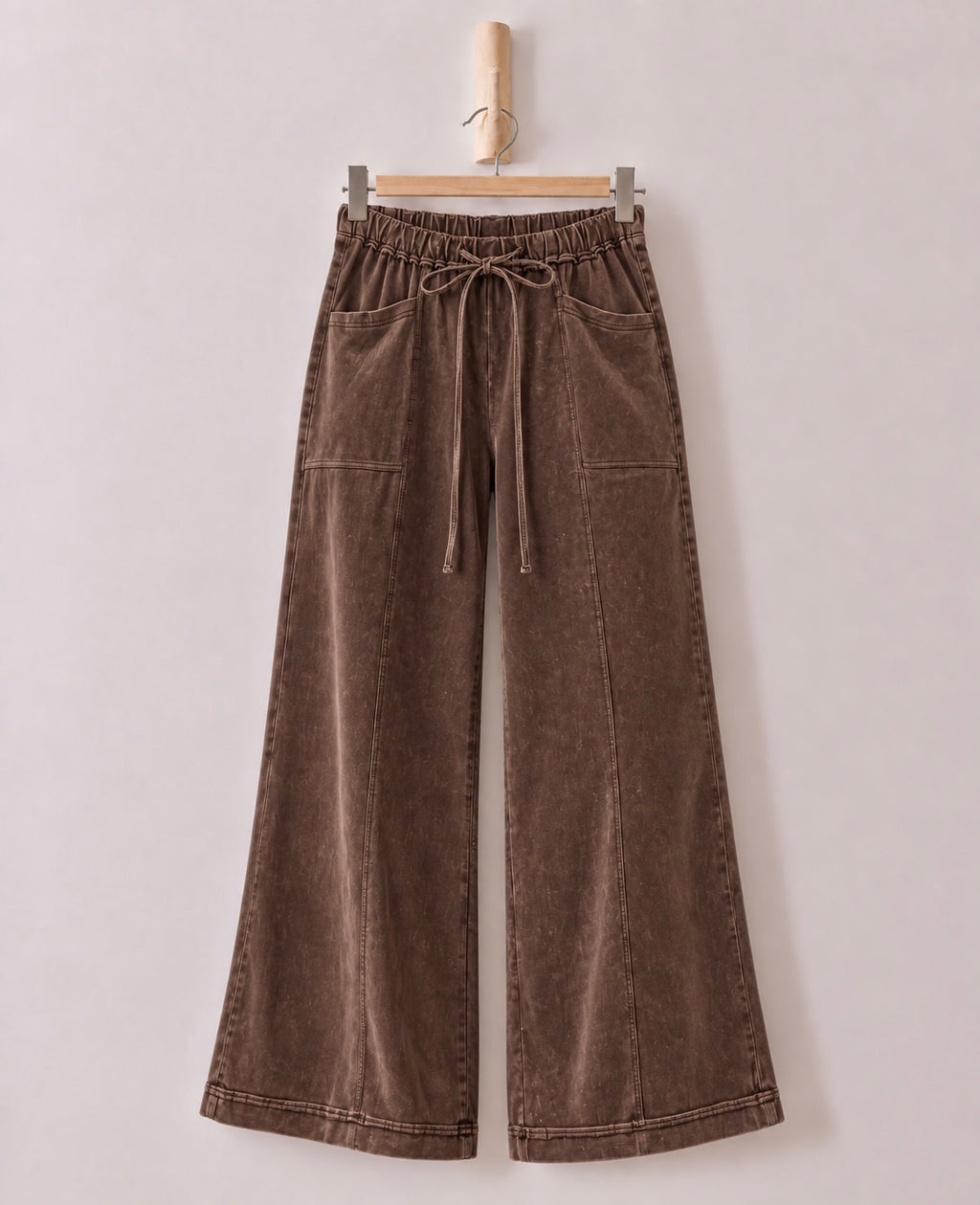Flare Leg Drawstring Pants