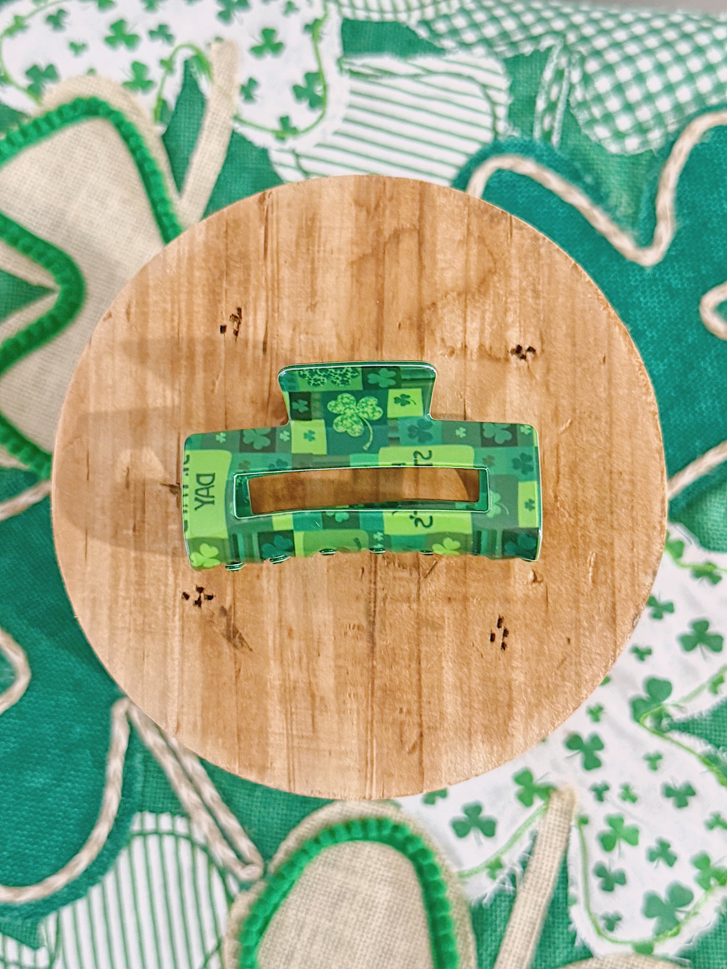 St Patricks Day Claw Clip