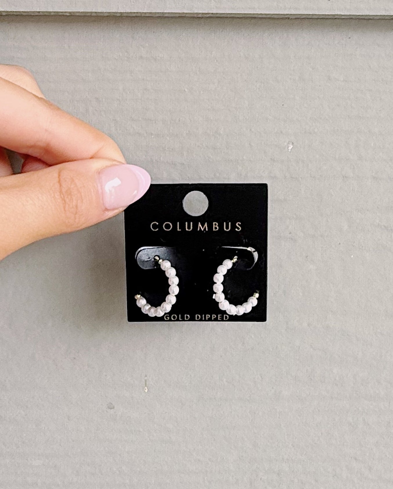 Cora Pearl Hoop Earrings