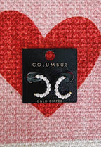Cora Pearl Hoop Earrings
