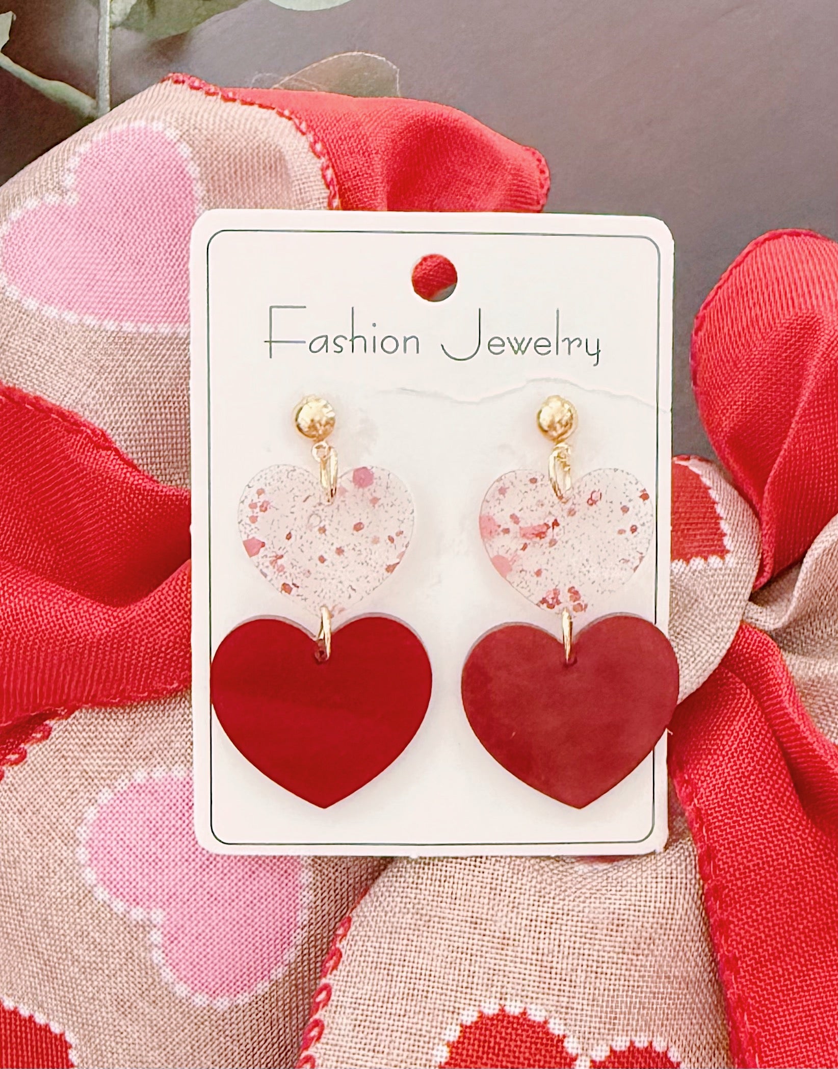 Valentine's Day Heart Earrings