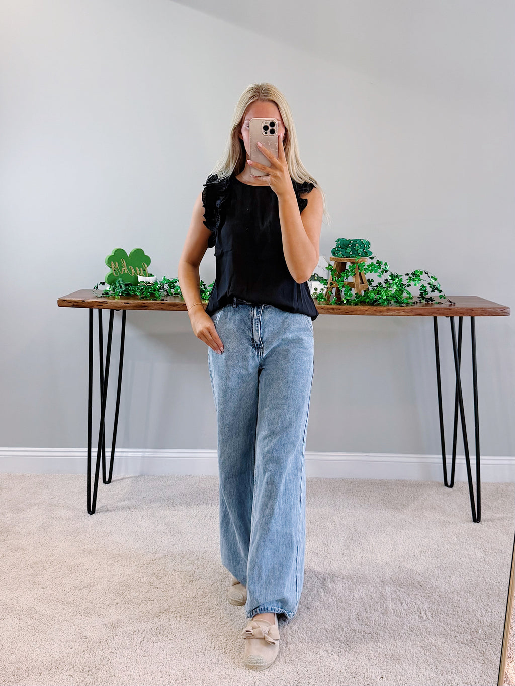Stella Ruffle Trim Blouse