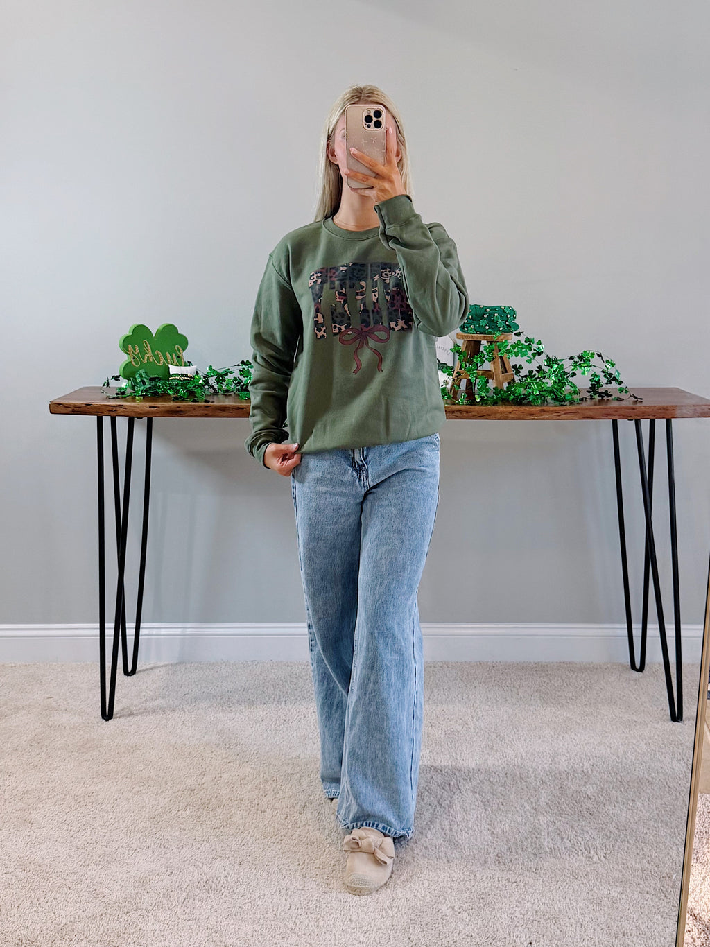 Wifey Ribbon Sweatshirt