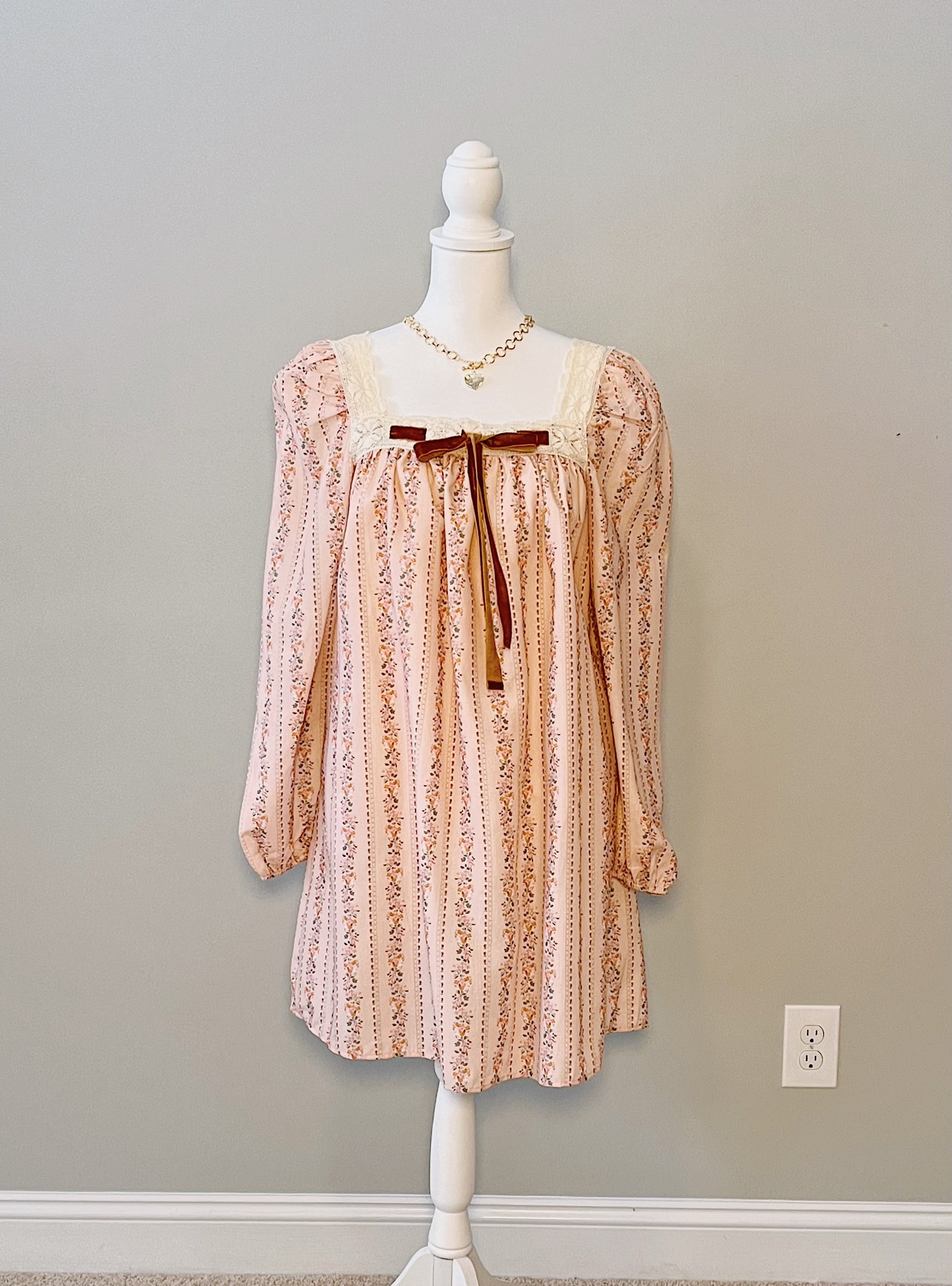 Mia Velvet Bow Front Dress
