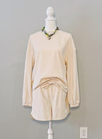 Kinsley Pullover Drawstring Shorts Set