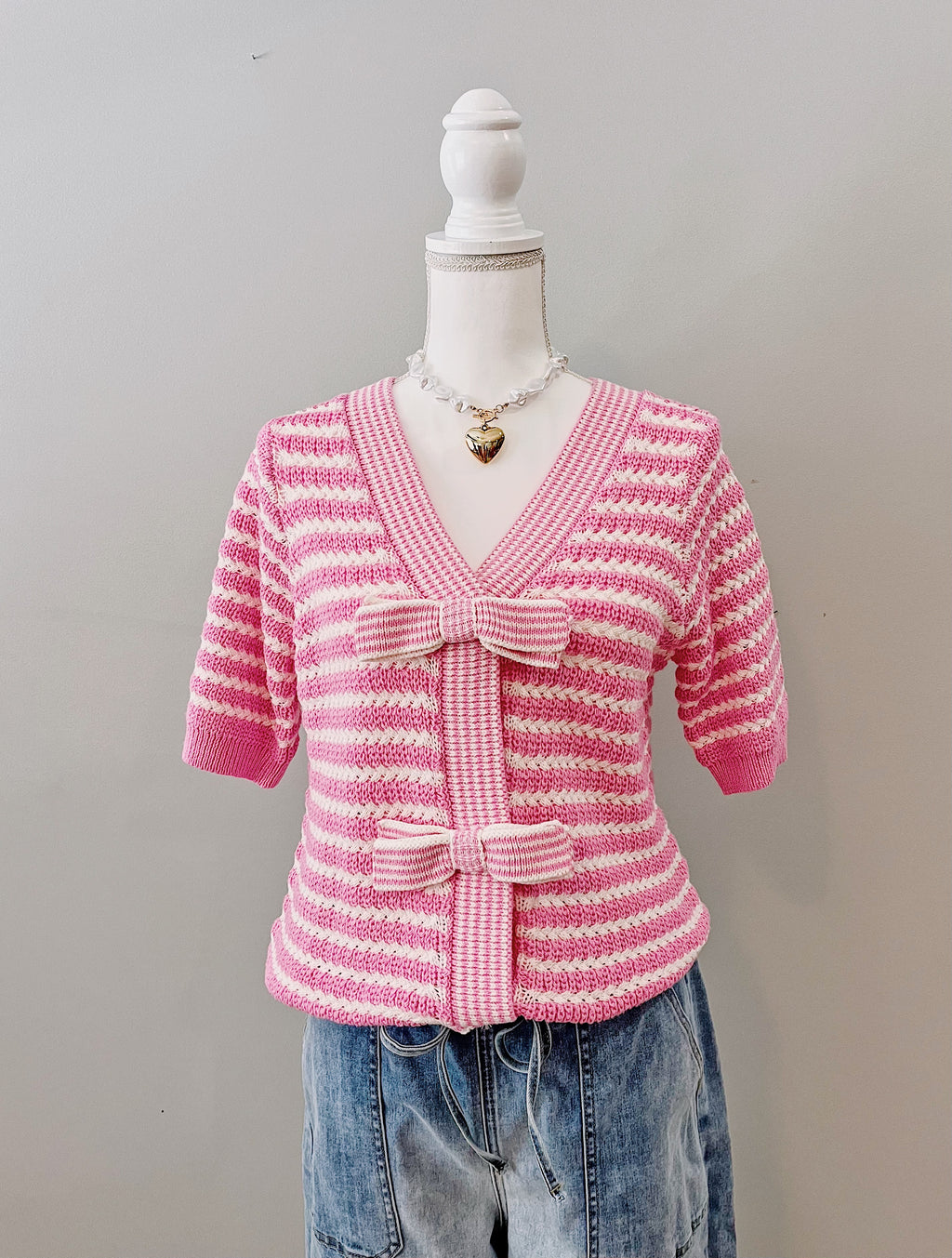 Callie Knit Bow Sweater