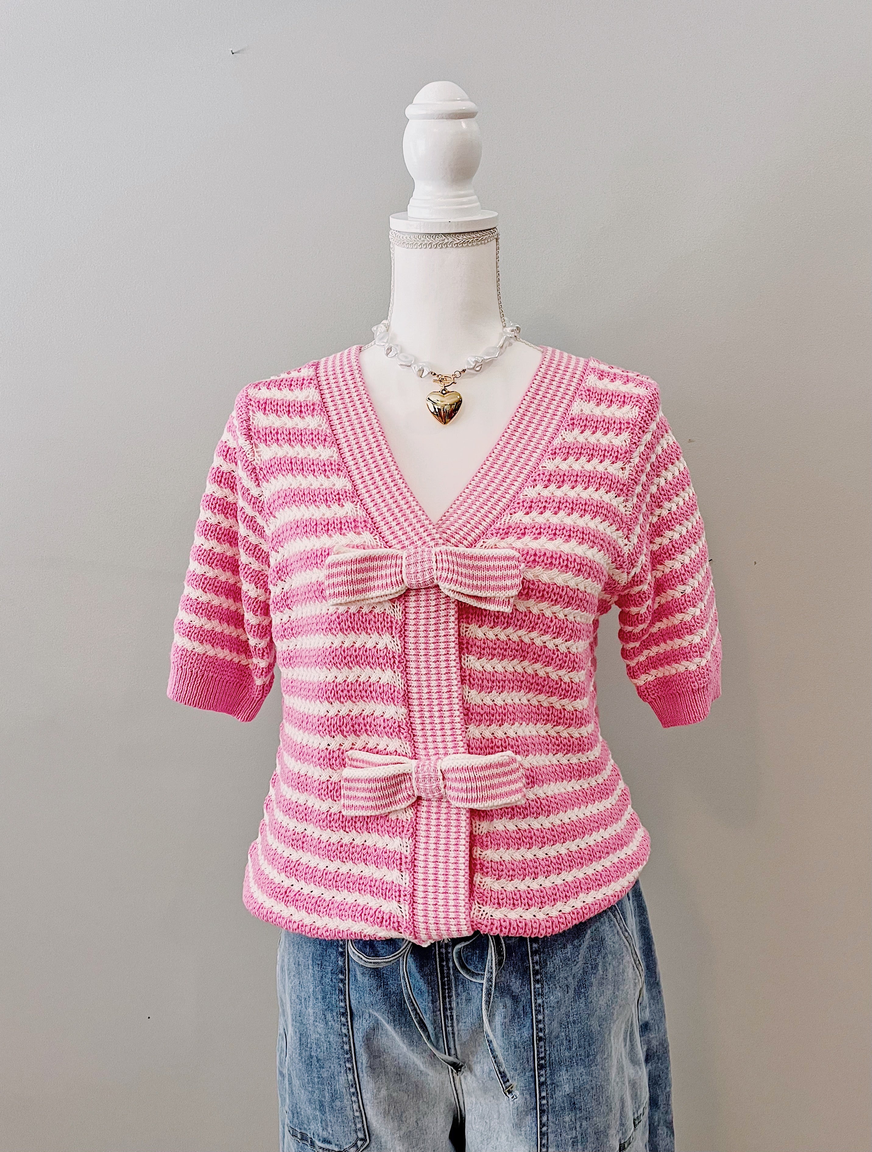 Callie Knit Bow Sweater