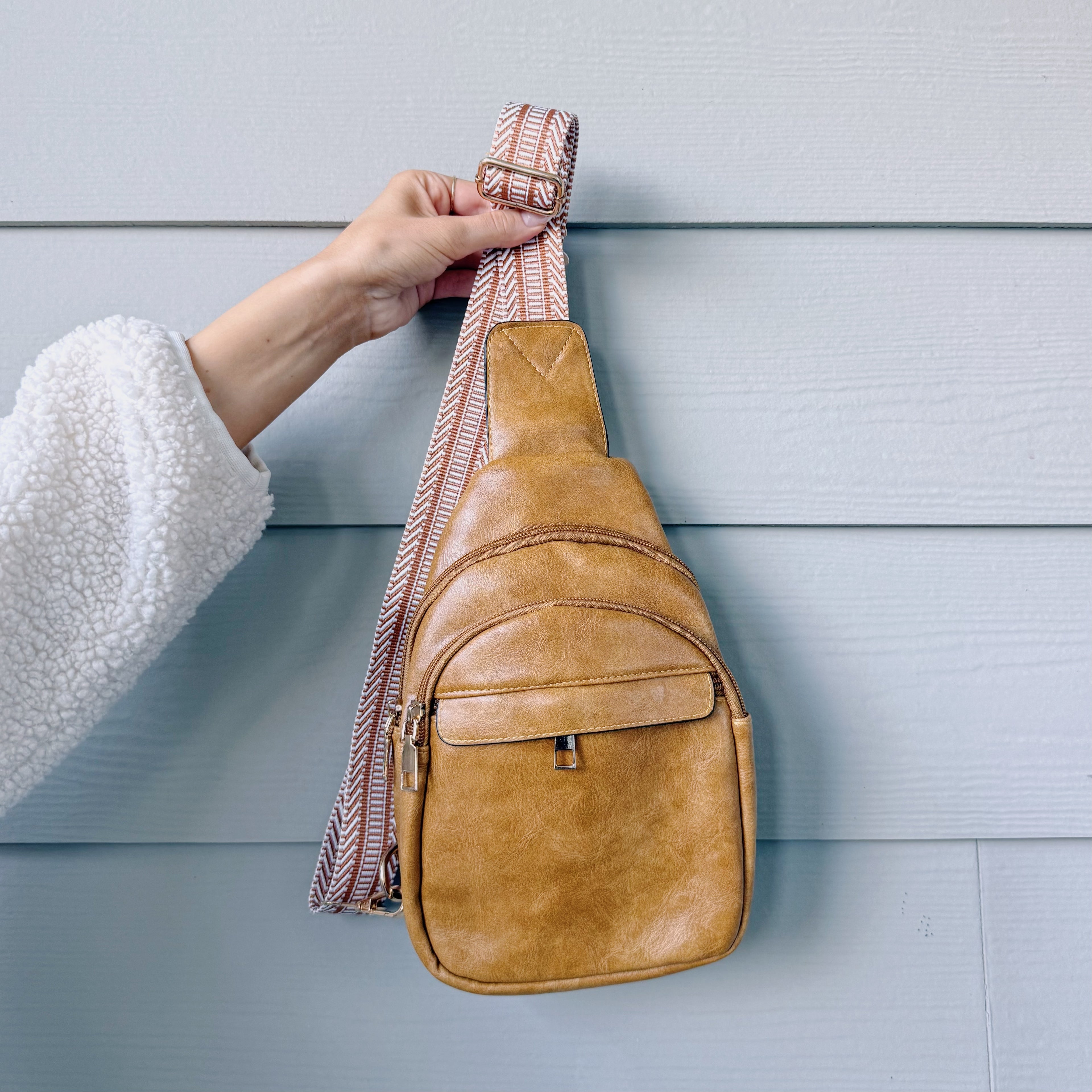 Larissa Sling Bag with Zipper