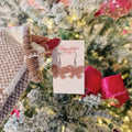 Christmas Bow Acrylic Earrings