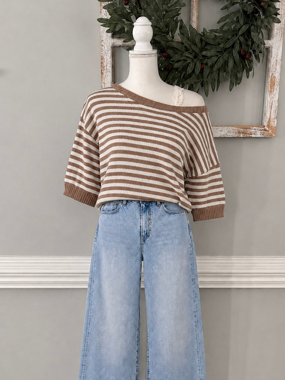 CASSIDY STRIPE SWEATER