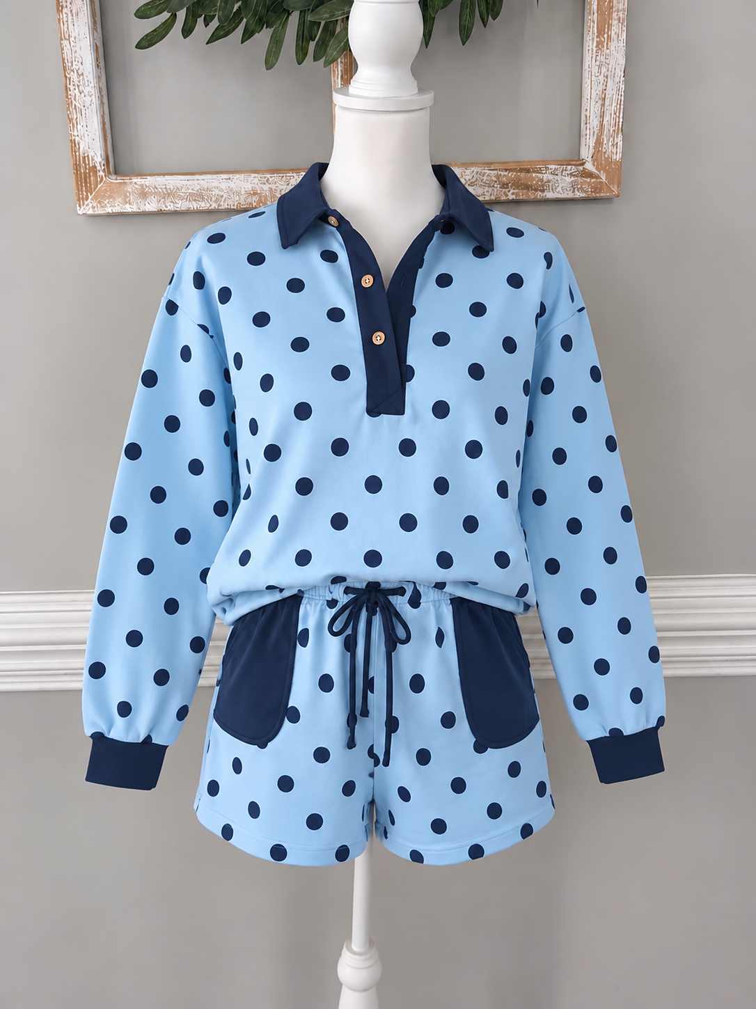 Rowena Polka Dot Short Set