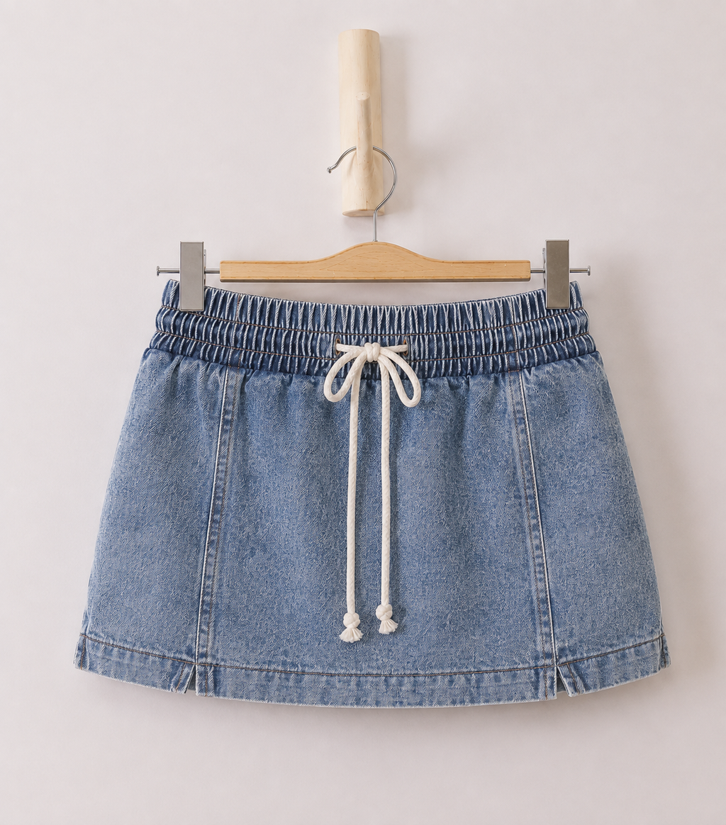 High Waist Denim Shorts