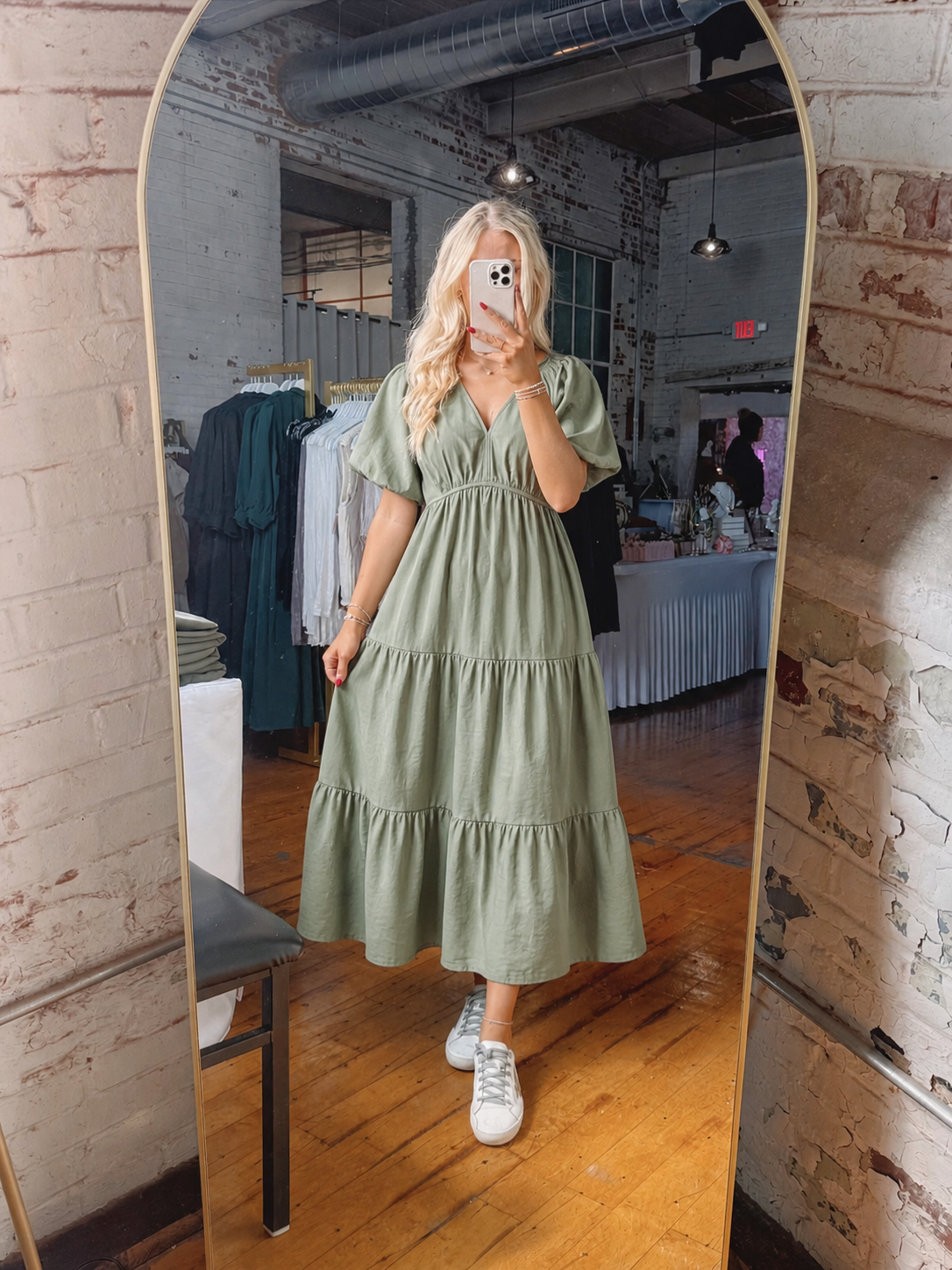 Emilia Smocking Puff Dress
