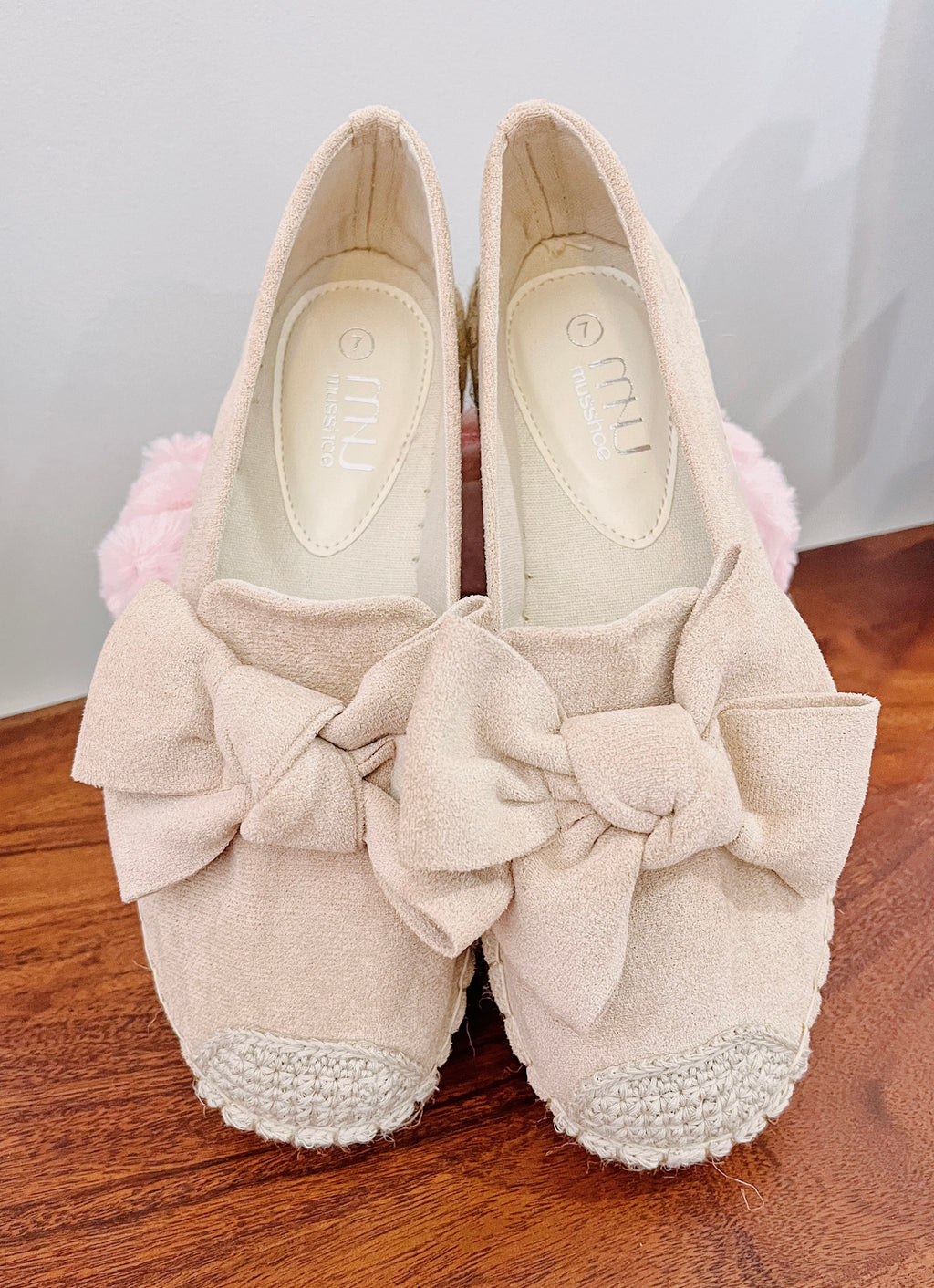 Bow Flats Slip-On Loafers