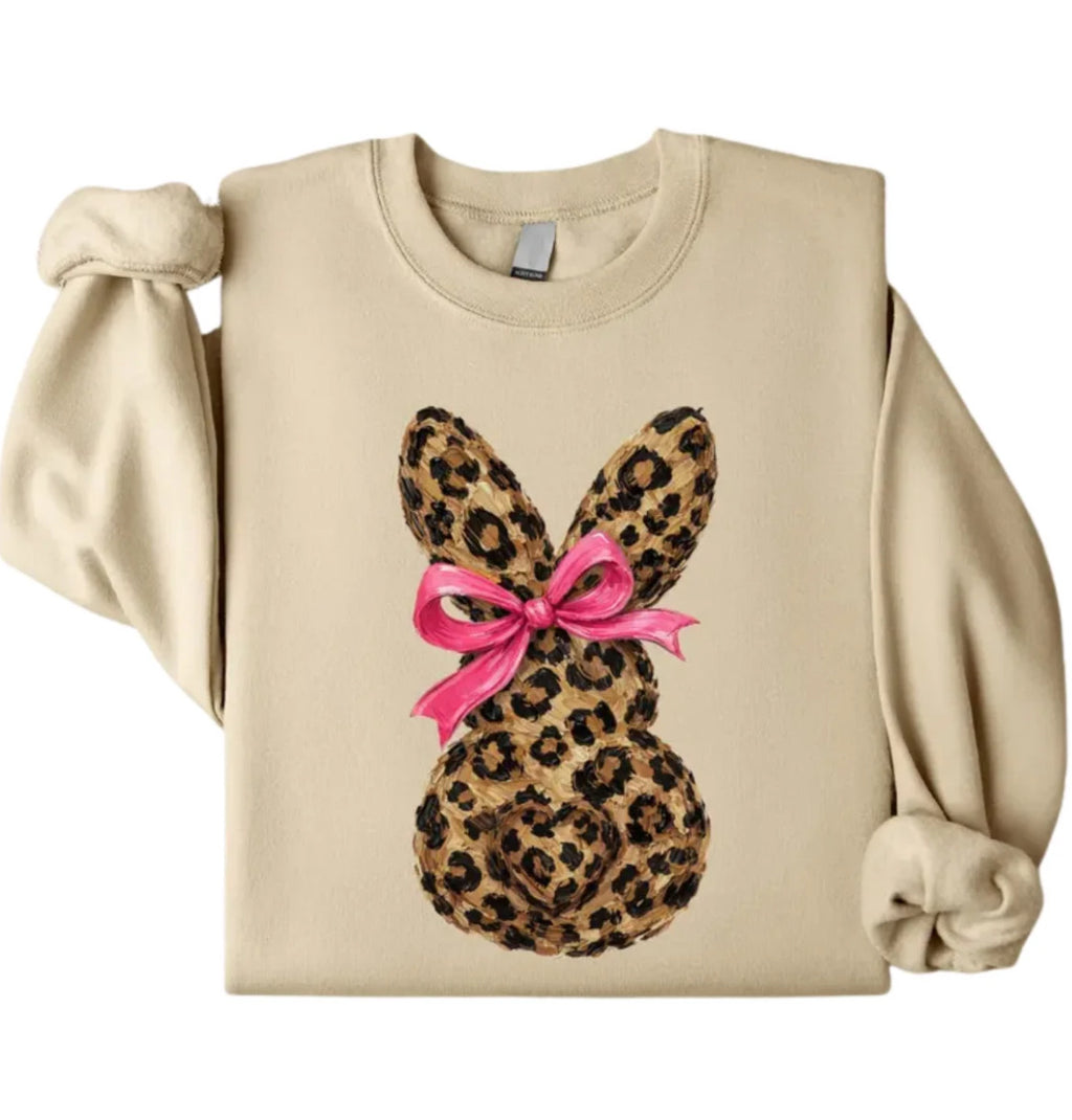 Leopard Bunny Sweatshirt