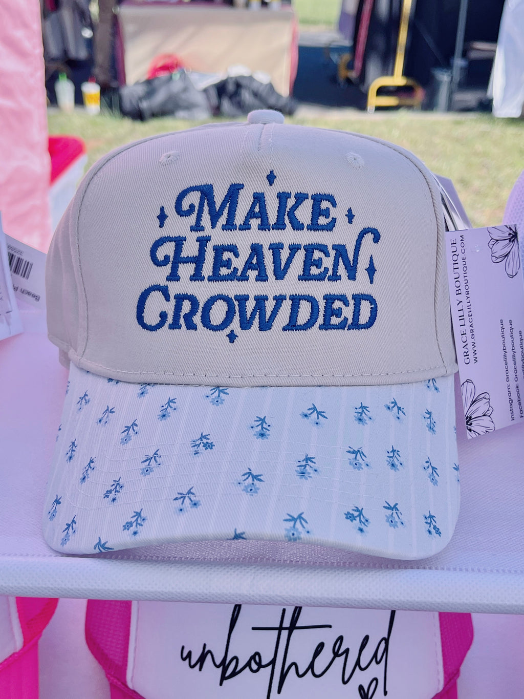 Make Heaven Crowded Trucker Hat
