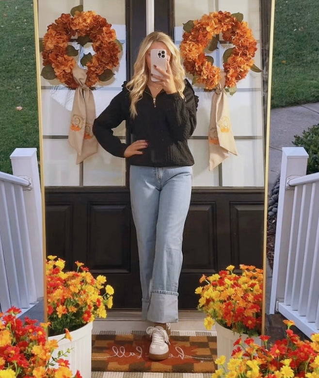 Everly Pullover with Ruffle