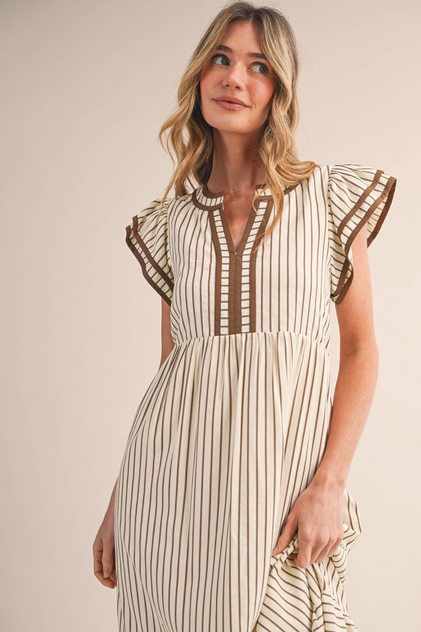 ALEX STRIPED DRESS