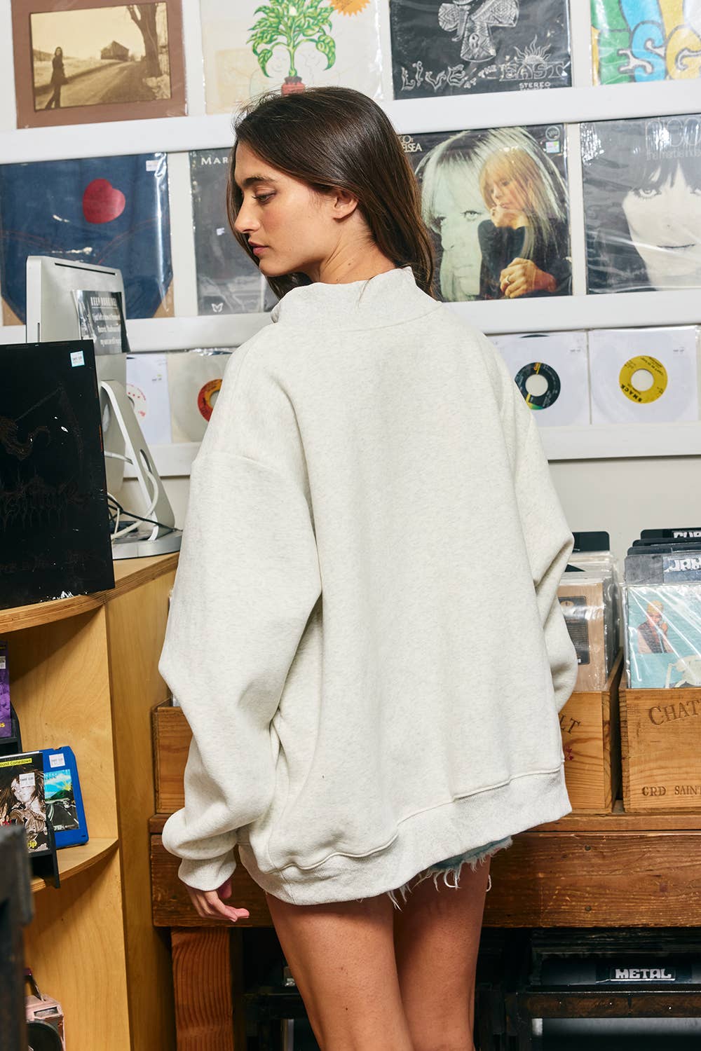 THANKFUL Embroidery Sweatshirt