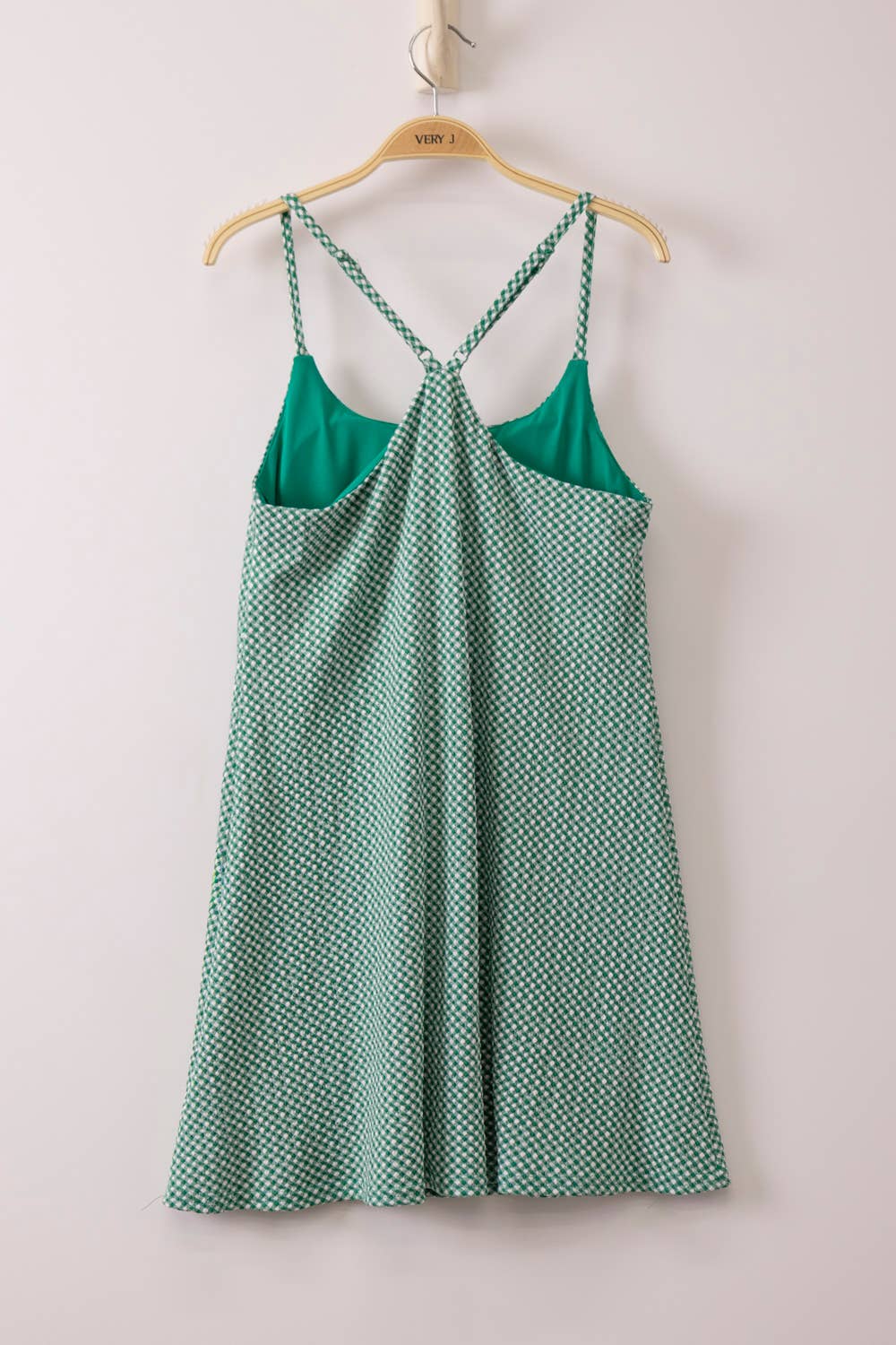 Emily Checkered Knit Dress