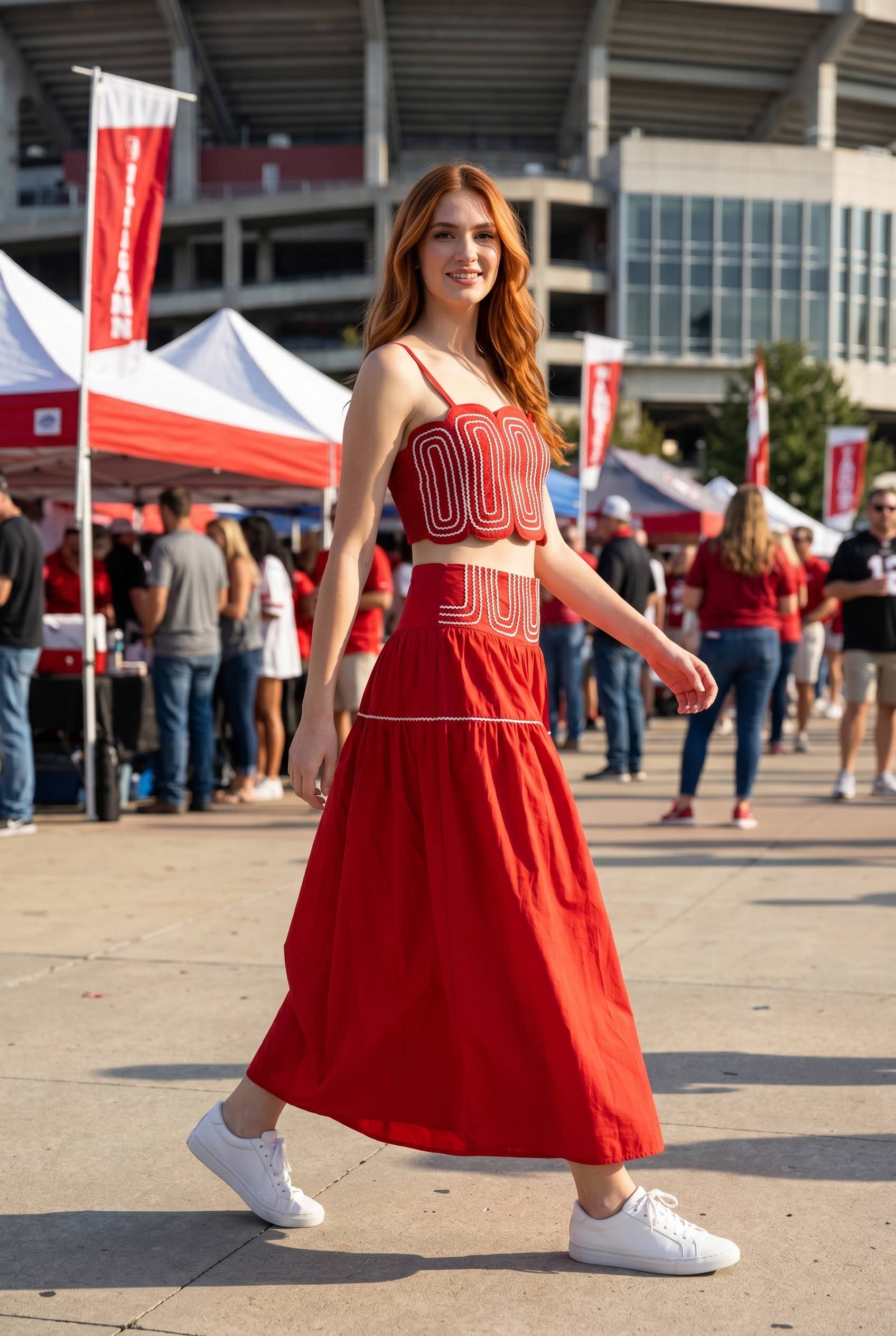 Winifred  Lace Trimmed Gameday Set