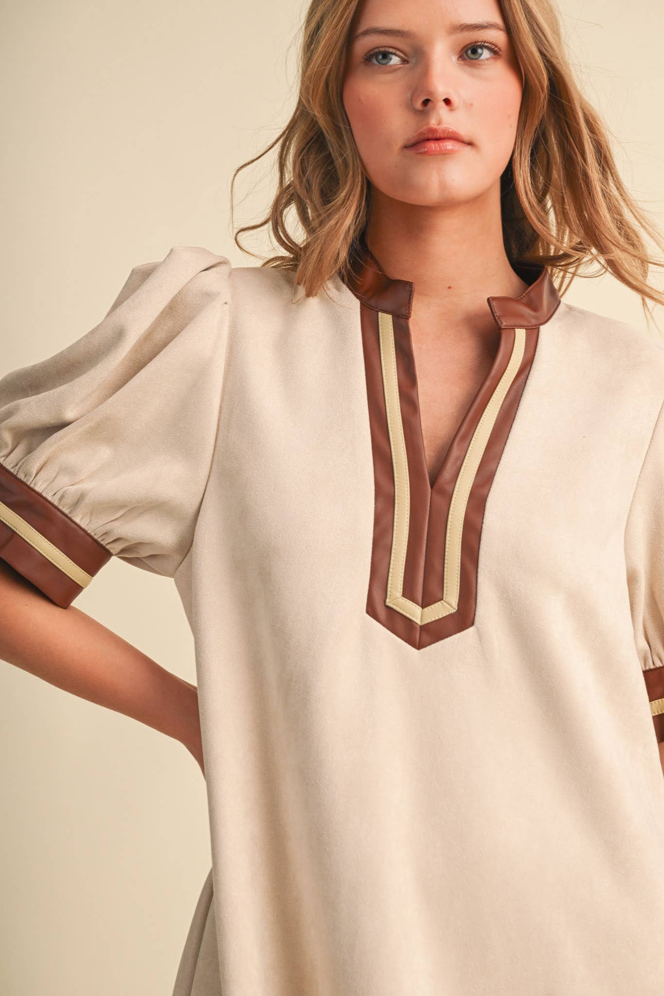 KINSLEY SUEDE DRESS