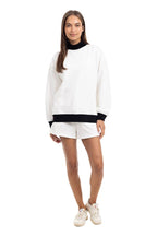 White & Black Duo Mockneck Set