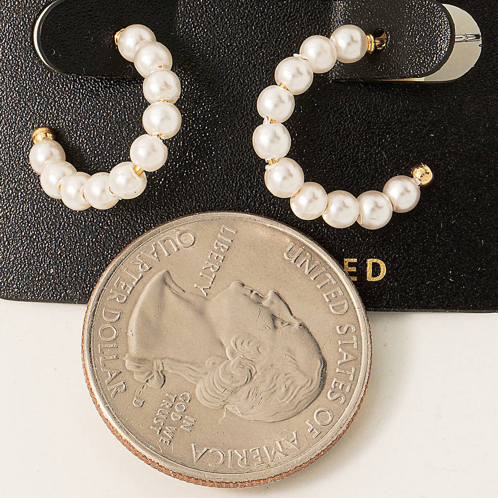 Cora Pearl Hoop Earrings