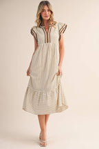 ALEX STRIPED DRESS